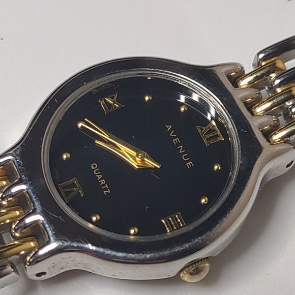 Silver Tone And Black Avenue Metal Watch - Picture 3 of 13